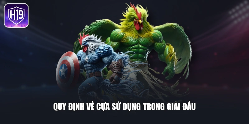 Quy định về cựa sử dụng trong giải đấu